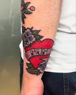 Broken Heart "Mum" Tattoo
