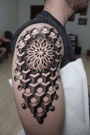 Geometric tattoo style