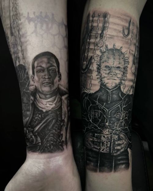 Horror Portraits: Pinhead and Candyman