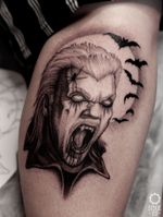 Vampire Portrait Tattoo