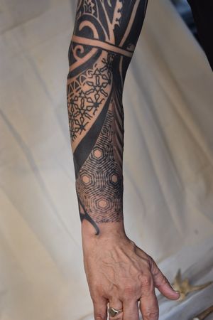 Geometric tattoo style