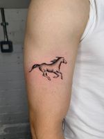 Running Horse Tattoo