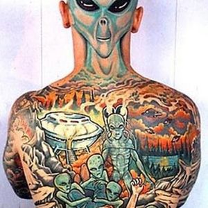 #fullbody #alien tattoo