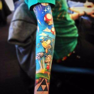 #Colorful #Sonic #sleeve