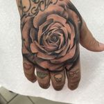 Tattoo by Vito Torres #redshorestattoo #houston #blackandgrey #blackandgreytattoo #rose #hand