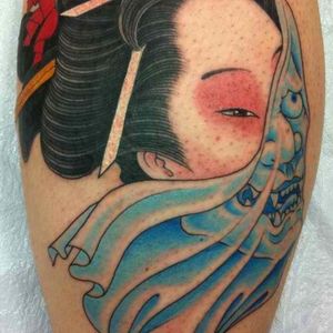 #geisha #hannya #japanesetattoo #chrisgarver