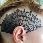 Tattoo credit to Antone Pham. You can find him at Richmond Avenue Tattoo. Give us a call, or email, to set up an appointment or consultation. #houston #houstontattoo #texas #blackwork #mandala #headtattoo #scalptattoo #blackandgrey