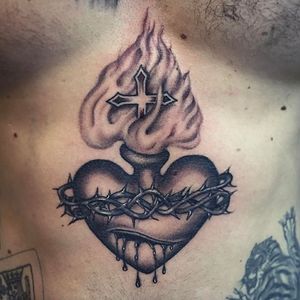 By Scipione Emiliano. Pop by the shop or give us a call for more info #fst #tattoocollectivelondon #heart #blackandgrey