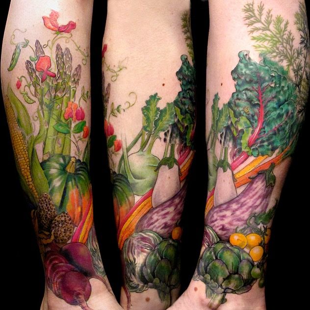 Fruit and vegetables by Peta.... - Freestyle Tattoo Studio | Facebook