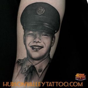Portrait by Diego Martin (IG: diegomartin_hvtc ) / Hudson Valley Tattoo Company   #hvtc #hudsonvalleytattoo #DiegoMartin #portrait 