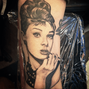 Tattoo by June Jung #nyckulture portrait #black #and #white