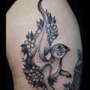 Tattoo By Mario #blackworkers #blackwork #onlyblack #mariohandmade #happyneedles #happyneedlestattoo #beaver