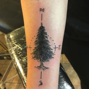 By Ryan! #pinetree #compass