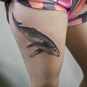 #bluewhale #whale #marinebiology #endangeredspecies #mammal #ocean #tattoo by Johann (hanatorajohann) 