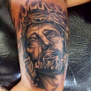 Trabalho do KD Art! #KDART #Tatuadoresbrasileiros #tattoobr #SãoCetano #blackandgrey #pretoecinza #jesus #biblical #biblica