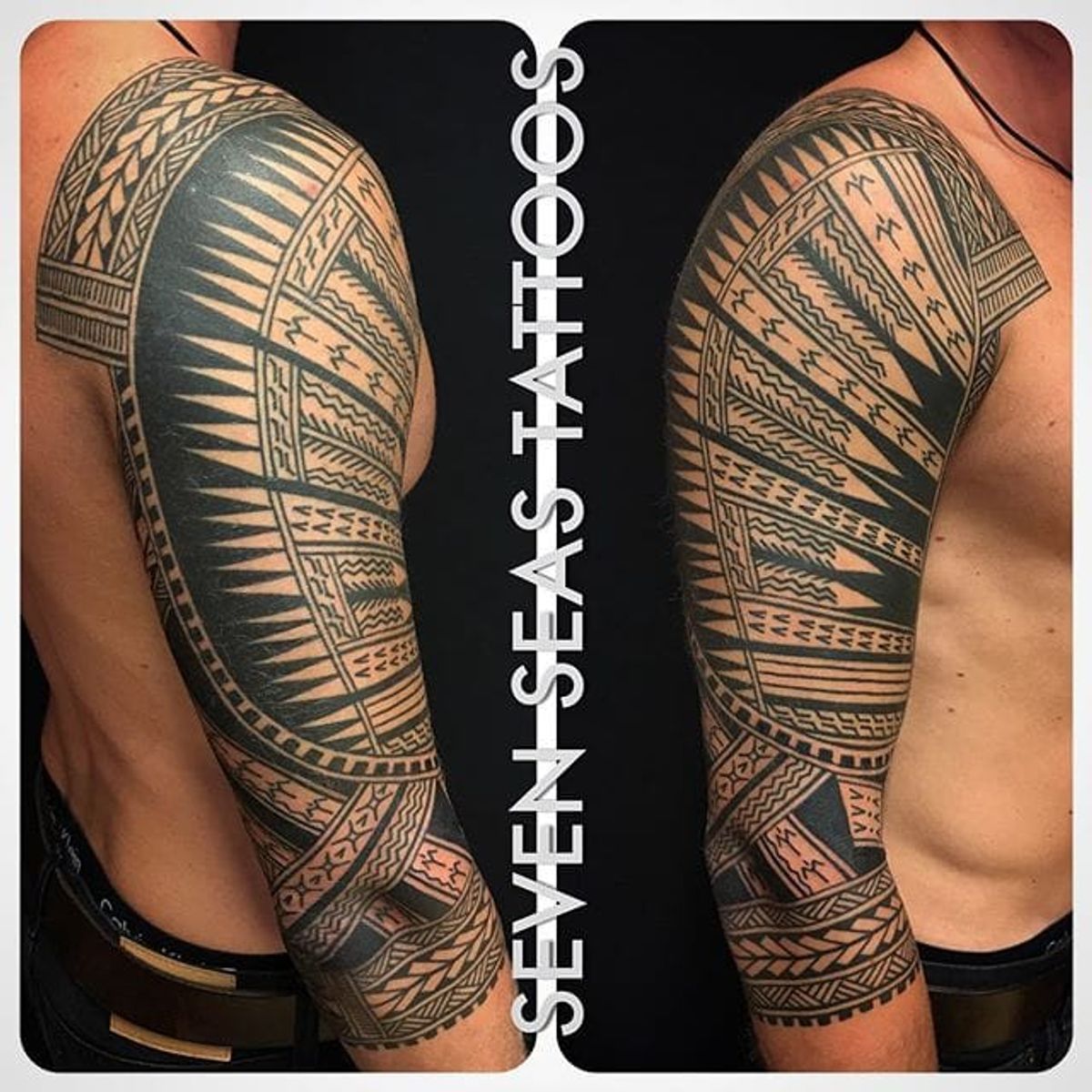 Tattoo uploaded by Ross Howerton • A solid Polynesian piece from Jeroen ...