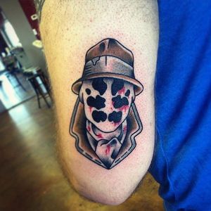 Rorschach Tattoo by Timmy Dykes #rorschach #portrait #rorschach #watchmen #rabbit #comic #comicbook #TimmyDykes