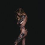 In the Dark via instagram daltoncampbellphotography #dark #night #tattooedmodel #alternativemodel #nude #wcw #torrieblake