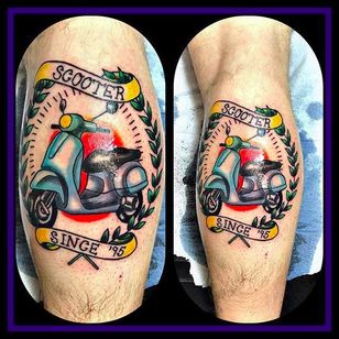 Scooting Along With Some Cool Vespa Tattoos Tattoodo