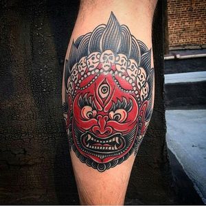 Mahakala Tattoo by Vova Bydin #mahakala #mahakalatattoo #mahakalatattoos #kali #hindu #hindutattoo #deity #deitytattoo #VovaBydin