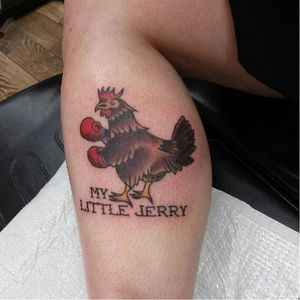 Seinfeld tattooo by Jeff Stoltz. #seinfeld #tvshow #tvseries #tv #cock