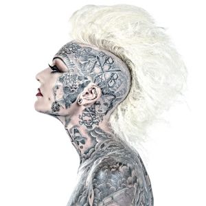 #alternativebeauty #tattooedmodel #Krisha by #JusticeHoward #colorphotos