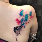#JohnNeedle #brasil #brazil #brazilianartist #tatuadoresdobrasil #aquarela #watercolor #colorido #colorful #woman #mulher #borboleta #buterfly