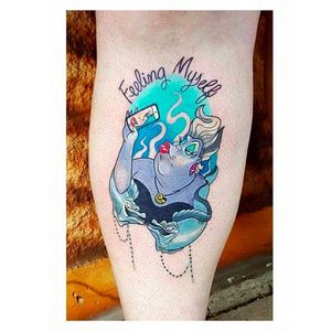 The Little Mermaid Ursula tattoo by Nikko Adams #NikkoAdams #ursula #thelittlemermaid #disney