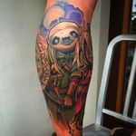 Legolas Sloth Tattoo by Eddie Stacey #sloth #slothtattoo #slothtattoos #slothdesign #funtattoos #EddieStacey