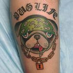Pug Life Tattoo by Jason Herr #PugLife #PugTattoo #Dog #JasonHerr