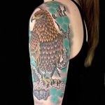 Traditional eagle by Henning Jorgensen #HenningJorgensen #traditional #eagle #color #tattoooftheday