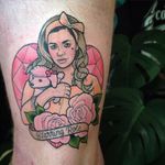 Marina and the Diamonds tattoo by Kat Weir. #KatWeir #neotraditional #marinaandthediamonds