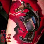 Realistic coil tattoo machine by Martin Kukol. #MartinKukol #realistic #mARTink #coil #tattoomachine