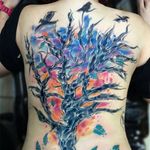 #arvore #tree #ChrisSantos #TatuadoresDoBrasil #aquarela #watercolor #coloridas #colorful #brasil