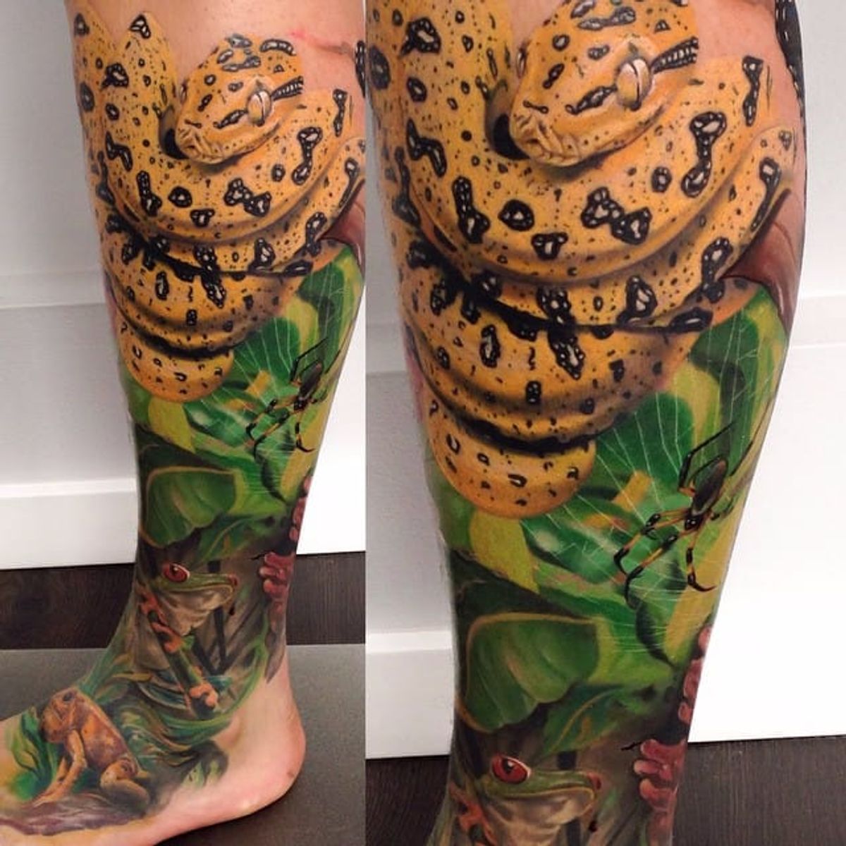 Tattoo uploaded by Tattoodo • Super realistic snake by Chris Henriksen ...