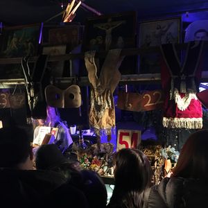 Part of the First Annual Oddities Flea Market (photo by Katie Vidan) #oddities #antiques #collections #bones #taxidermy