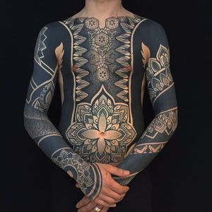Tattoo by Pierluigi Deliperi #Dotwork #Geometric #Blackwork #Contemporary #PierluigiDeliperi
