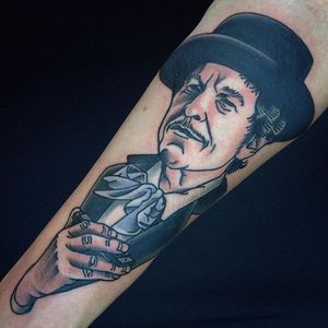 Bob Dylan Tattoo by Boryslav Dementiev #traditional #traditionalportrait #popculture #popcultureportrait #popart #BoryslavDementiev