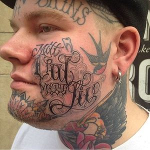 Lettering Tattoo by Emil4 #lettering #script #blackandgrey #Emil4
