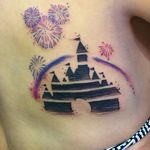 Disney! #DanielArtDesign #TatuadoresDoBrasil #TattoodoBR #aquarela #watercolor #disney @castelo #castle #fogos #fireworks #sketch