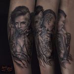 Christy Mack tattoo by Sergey Shanko #SergeyShanko #realistic #photorealistic #portrait #christymack #blackandgrey