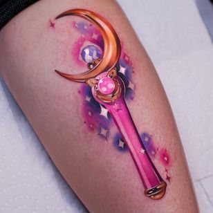Tatuaje de Sailor Moon por Steven Compton