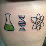 Science Tattoos. #ScienceTattoo #Science #ScienceTattoos #NerdTattoo