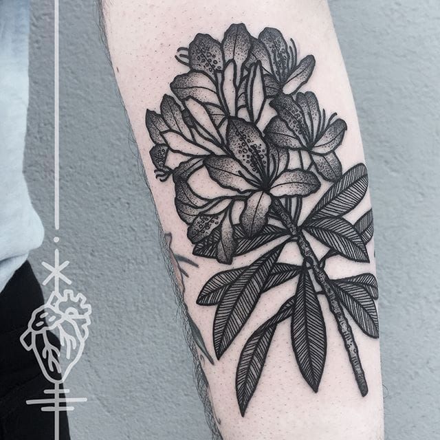 135 Beautiful Rhododendron Tattoo Ideas 2023  TattoosBoyGirl