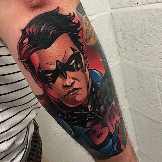 My Robin Tattoo from Titans - Collector's Corner - DC Community