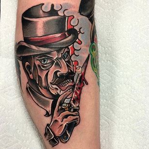 El tatuaje de Jack el Destripador de Zack Levey.  #JacktheRipper #seriesmurder #historia # inglaterra #london #killer