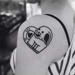 Elephant heart tattoo by Woohyun Heo #WoohyunHeo #elephant #love #heart (Photo: Instagram)