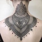 Geometric Tattoo by Kamila Daisy #geometric #geometrictattoo #patternwork #patternworktattoo #patterntattoo #geometricpattern #linework #blckwrk #btattooing #blackwork #blackink #mandala #mehndidesign #KamilaDaisy