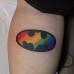 Por que não? #OrgulhoGay #GayPride #OrgulhoLGBT #ParadaGay #GayParade #preconceitoNao #amorlivre #freelove #arcoiris #rainbow #batman #dc #comic #batmansignal #superheroi #nerd #hq #superhero #batsinal