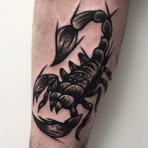 Badass Scorpion Sketch Style Tattoo by Rud De Luca @RudDeLuca #RudDeLuca #RudDeLucaTattoos #Sketch #Style #Animal #Scorpion #Scorpio #italy